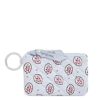 Vera Bradley Cotton Zip Id Case Wallet, Magnifique Leaf