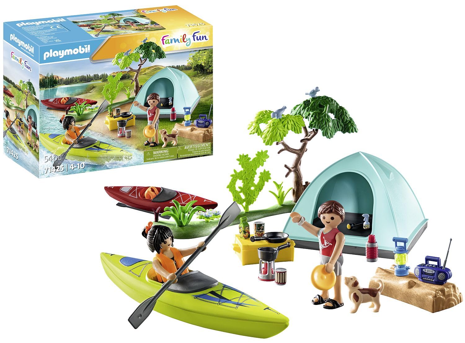 Playmobil 71425 Family Fun Campsite with Campfire