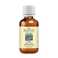 Pure Macadamia Oil (Macadamia ternifolia) Cold Pressed 100ml (3.38 oz)