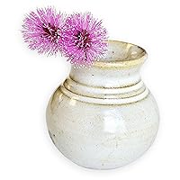 Cute and Meaningful Little Ceramic Vase for Moms Garden Flowers - New Mommy Mini Pottery Gift w Poem - HandMade