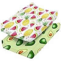 Changing Pad Cover Set for Baby Girls Boys | 2 Pack Set | Unisex Diaper Change Table Sheets | Fit 32