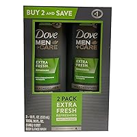 Men+Care Body Wash, Extra Fresh 18 oz, Twin Pack