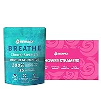 Shower Steamers Aromatherapy (15 Packs & 8 Packs) - Shower Bombs Relaxation Birthday Gifts for Women and Mom, Stress Relief & Luxury Self Care, Stocking Stuffers Christmas Gifts for Women