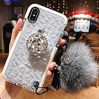 Luxury Diamond Cute Ball Lanyard Bracket Soft case for iPhone 12 Pro 7 X XR XS 11 pro Mini 8 6S Plus for Samsung S10 S8 S9,A,for S8 Plus