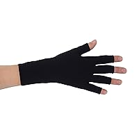 JOBST Bella Strong Ready-to-Wear Glove, 15-20 mmHg, Black, SZ 4