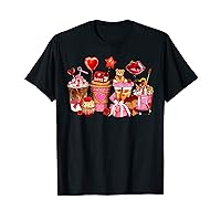 Coffee Is My Love Language Cute Red Heart Valentines Day T-Shirt