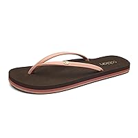 Cobian Women's Nias Bounce Skinny Synthetic Leather Strap Flip-Flop Sandals