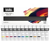 Liquitex Professional Heavy Body Acrylic Paint, Classic 12 x 59ml (2-oz) Set