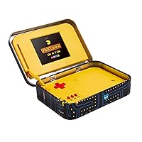 Pac-Man Arcade in a Tin - Classic Pacman Arcade Game. Full Color 8-bit Game Includes 4” Screen, Original Sounds, Official Gameplay, D-Pad Control. Officially Licensed Pac-Man Merchandise