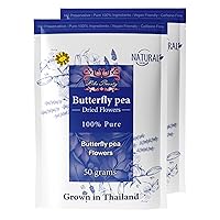 Hida Beauty Butterfly pea Flowers 3.5oz dried whole natural blue color