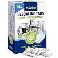 Descaler Tablets for Coffee Machine and Kettle for 20 uses - compatible With Nespresso, Keurig, Ninja, Delonghi, Miele and Coffee Maker Pot
