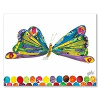 Oopsy daisy Eric Carle's Butterfly Canvas Wall Art, 18x14, Multi