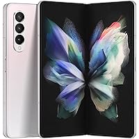 Samsung Galaxy Z Fold 3 5G 256GB T-Mobile Android Cell Phone, 2-in-1 Smartphone Tablet (Phantom Silver)