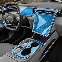 Car Interior Center Console Transparent TPU Protective Film Anti-Scratch Repair Film Accessories，for Hyundai Tucson NX4 2021-2023