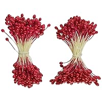 Art Flower Core, Red Fruit Pep, Large 2 Bundles