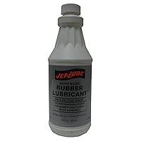 Jet-Lube Rubber Lubricant - Water Based | Mold Release Agent | Non-toxic | Multipurpose Silicone | Ozone Friendly | Non-Flammable | 16 oz.