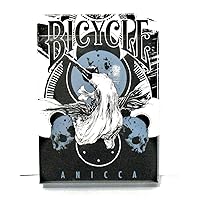 Anicca Playing Cards By Card Experiment By Designer Simon Prades -Metallic Blue Bicycle Edition