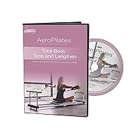 Stamina AeroPilates Total Body Tone and Lengthen Workout DVD – Exercise and Fitness DVD for Women, 90 Mins. 3-Piece DVD Set