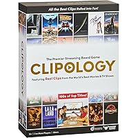Clipology Game - The Premier Streaming Board Game Featuring Real Clips From The World's Best Movies & TV Shows | Movie Trivia Game