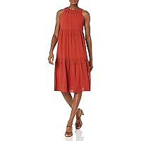 Maggy London Women's Tiered Dress W/Gathering Details