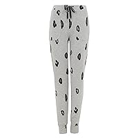 Marks & Spencer Women's Flexifit Loungewear Animal Print Cuffed Pajama Pant