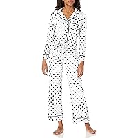Cosabella Women's Bella Printed Petite Long Sleeve Top & Pant Pajama Set