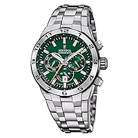 Festina Men's Chronograph Watch Steel/Green F20670/2