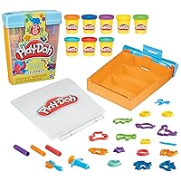 Play-Doh Imagine Animals Storage Set, 22 Accessories, Arts and Craft Activities for Kids 3 Years & Up, Animal Toys