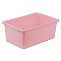 Honey-Can-Do PRT-SRT1603-SmDkPnk Small Plastic bin, dk, Dark Pink
