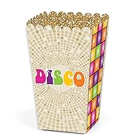 Big Dot of Happiness 70's Disco - 1970's Disco Fever Party Favor Popcorn Treat Boxes - Set of 12