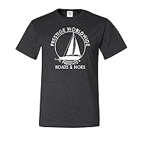 Pop Culture Graphic Prestige Worldwide Fun Boats Mens T-Shirts