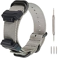 Strap Compatible with Casio G-Shock, Men Nylon Replacement Watch Band for G-Shock DW5600/GWM5610/DW6900/DW9052/GW100/GA100/GD120/GA400