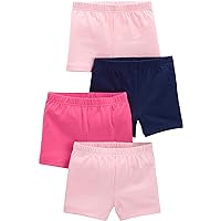 Girls' 4-Pack Tumbling Shorts