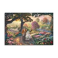 Gone With The Wind Poster Decorative Painting Canvas Wall Art Living Room Posters Bedroom Painting 08x12inch(20x30cm)