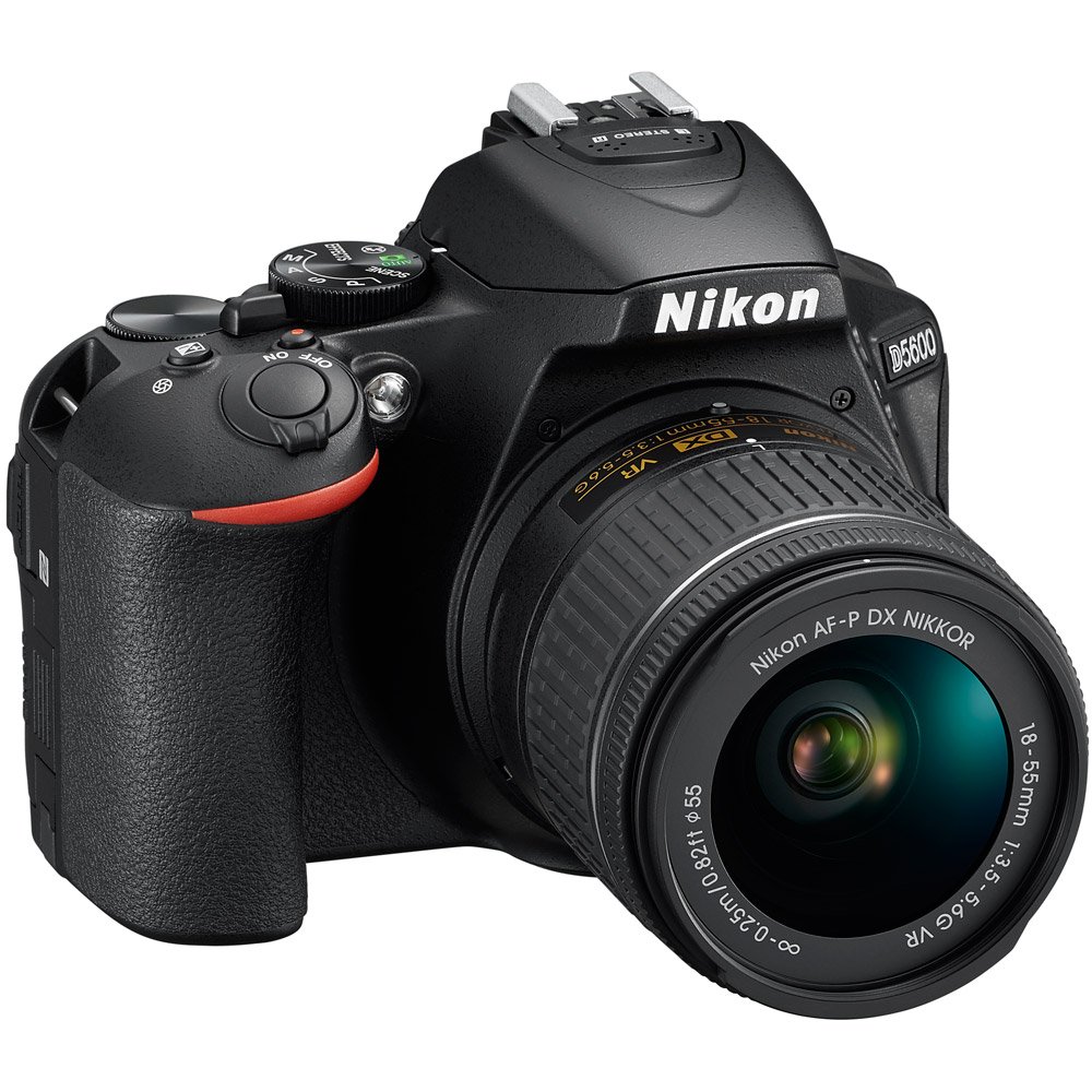 Nikon D5600 Digital SLR Camera with 18-55mm VR & 70-300mm DX AF-P Lenses - (Renewed)