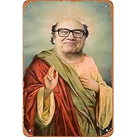 Danny DeVito Master Funny Poster Retro Metal Sign for Cafe Bar Pub Office Home Wall Decor Gift Vintage Tin Sign 12 X 8 inch