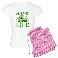 CafePress Garden Gardener Plants Life Gardening Pajamas Women's Novelty Cotton Pajama Set, Comfortable PJ Sleepwear