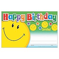 Fun Express (12 Pk) Awards Happy Birthday Smile - 30 Pieces - Educational and Learning Activities for Kids