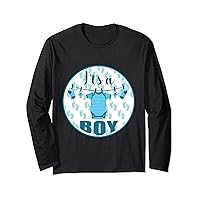 It's A Boy Pregnant And Expecting Mom Long Sleeve T-Shirt
