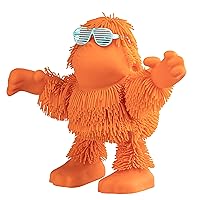 Jiggly Pets Kids’ Tan-Tan The Rubbery Dancing Orangutan Toy, Full Body Movement, Booty Shaking, Jungle Music, Sound Effects, Fantastic Stretchy Hair, Bright Orange, Ages 4+