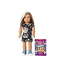American Girl Truly Me 18-inch Doll #100 with Blue Eyes, Blonde Hair, Lt-to-Med Skin, Printed T-shirt Dress, For Ages 6+