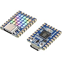 RP2040 RGB LED Matrix Tiny MCU Board Based On Raspberry Pi RP2040 Microcontroller Chip with 5×5 RGB LED Matrix for Colorful Lighting Display, with USB Type-C Port,Support Arduino,C/C++, MicroPython