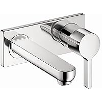 hansgrohe Metris S Modern Timeless Easy Install 1-Handle 2 5-inch Tall Bathroom Sink Faucet in Chrome, 31163001,Small