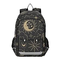 ALAZA Sun Moon Stars Constellations Witchery Laptop Backpack Purse for Women Men Travel Bag Casual Daypack with Compartment & Multiple Pockets