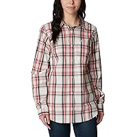 Columbia Women's Anytime Patterned Long Sleeve Shirt