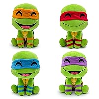 Youtooz 9 Inch TMNT Ninja Turtles Plush Collection: Raphael, Leonardo, Donatello, and Michelangelo - Hug Your Heroes in a Half Shell