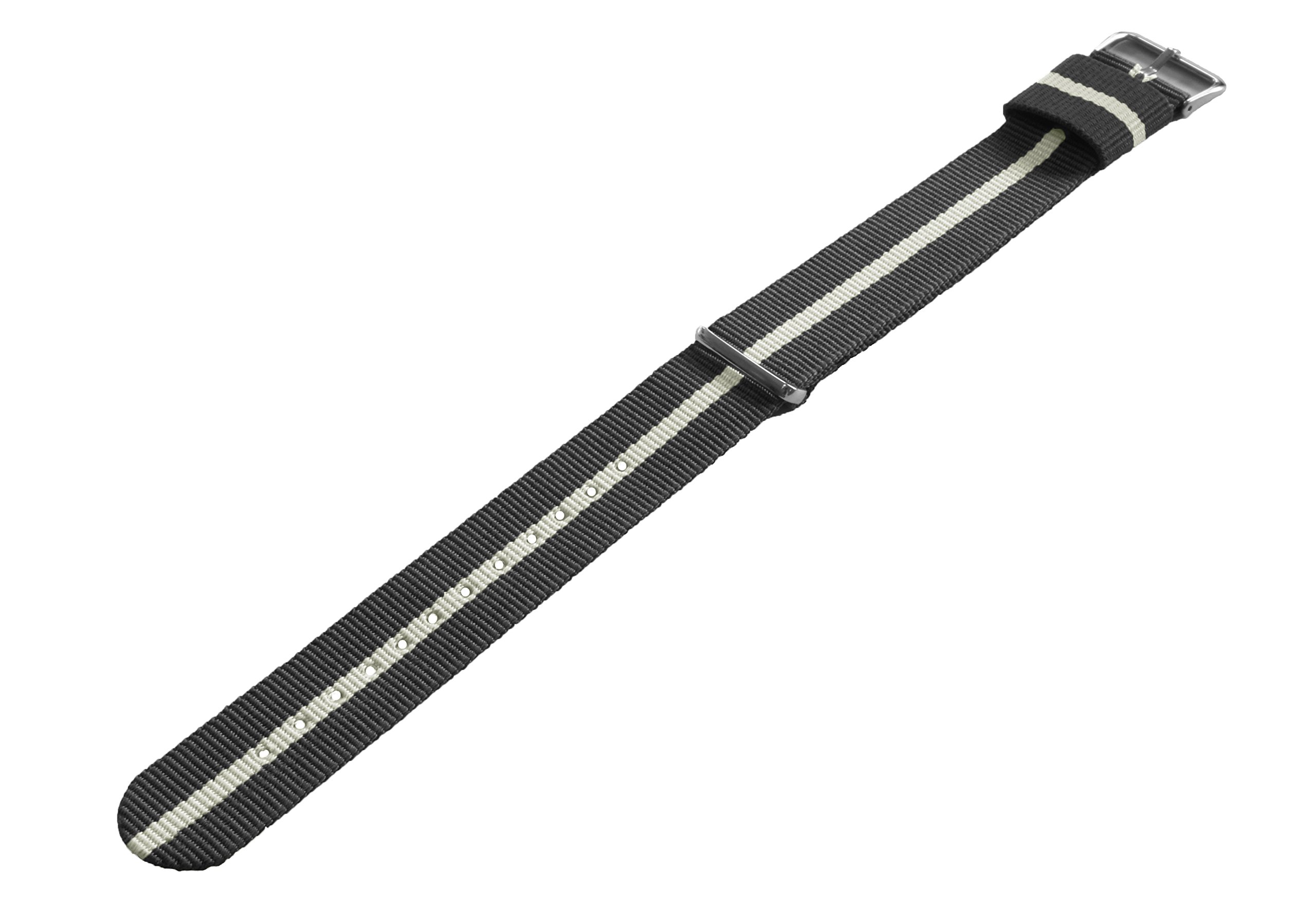 BARTON WATCH BANDS - Ballistic Nylon NATO® Style Straps - Choice of Color, Length & Width (18mm, 20mm, 22mm or 24mm)