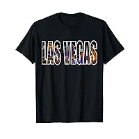 Las Vegas Nevada Urban Skyline Photography Font T-Shirt