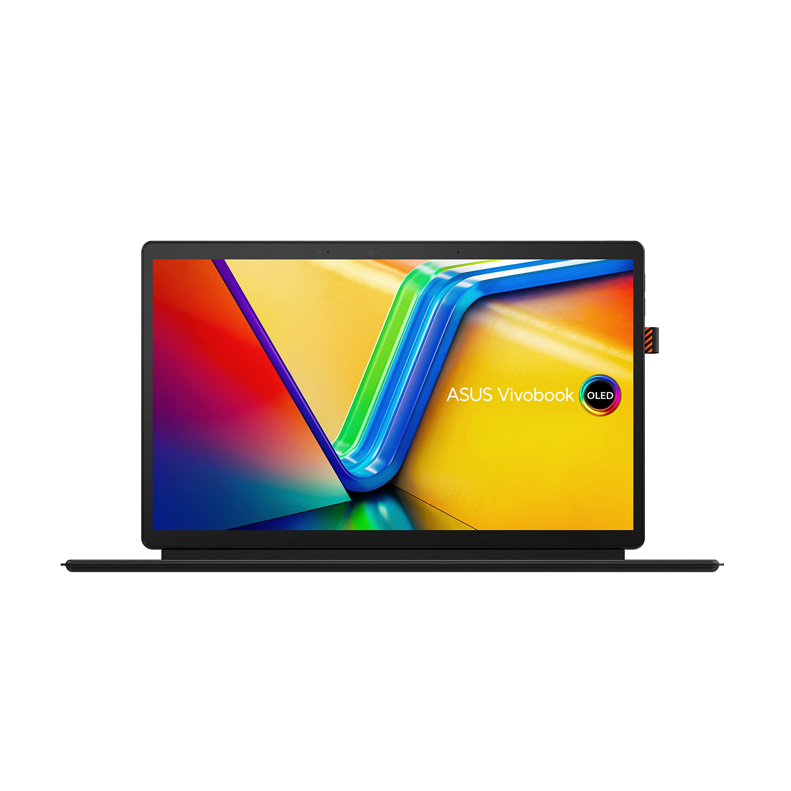 ASUS 2023 Vivobook 13 Slate OLED 2-in-1 Laptop, 13.3” FHD OLED Touch Display, Intel Core™ i3-N300 CPU, 8GB RAM, 256GB UFS 2.1 Storage, Windows 11 Home in S Mode, 0°Black, T3304GA-DS34T