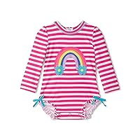 Hatley Girls' One Piece Rashguard Swimsuit